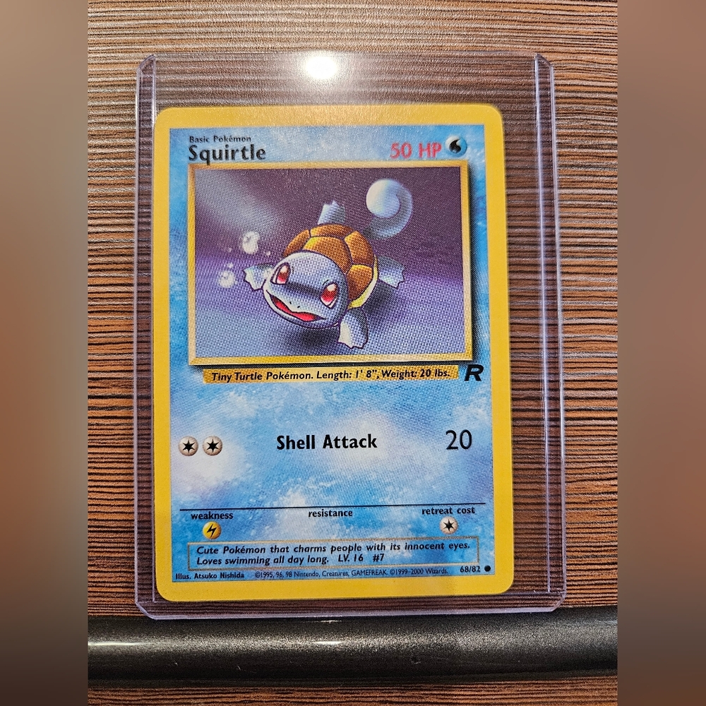 Squirtle 68/82 Rocket Pokémon Card